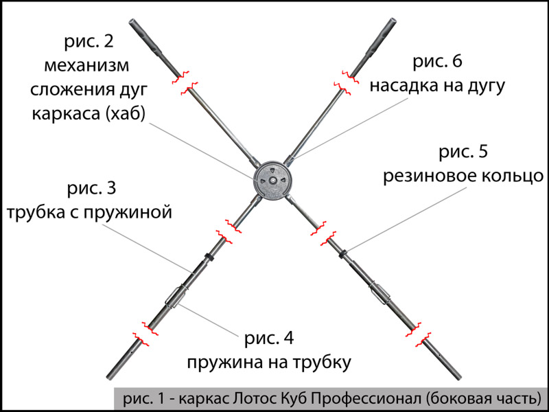 Складной каркас Складной каркас