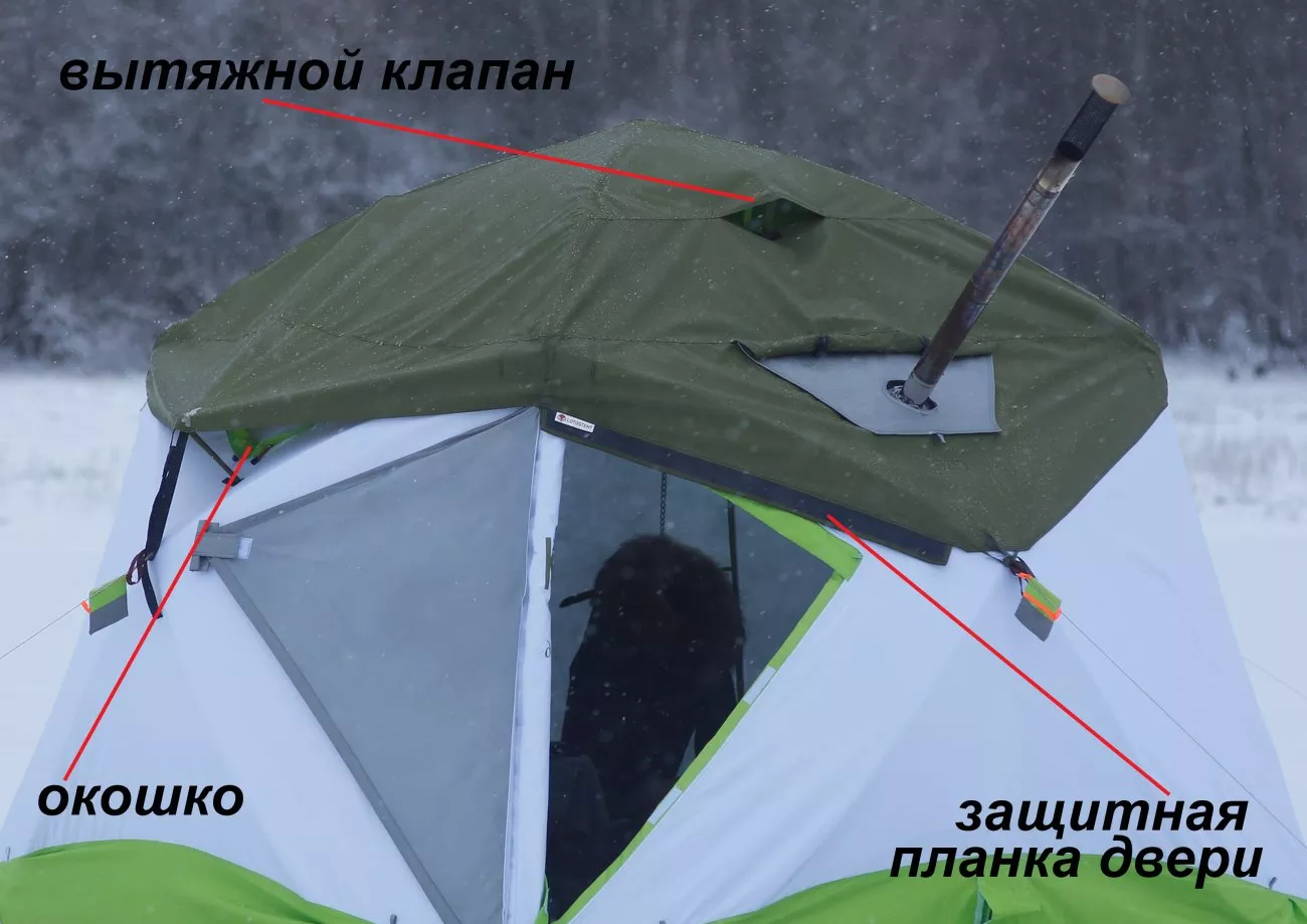 Колпак от дождя на палатке КубоЗонт 4 Термо