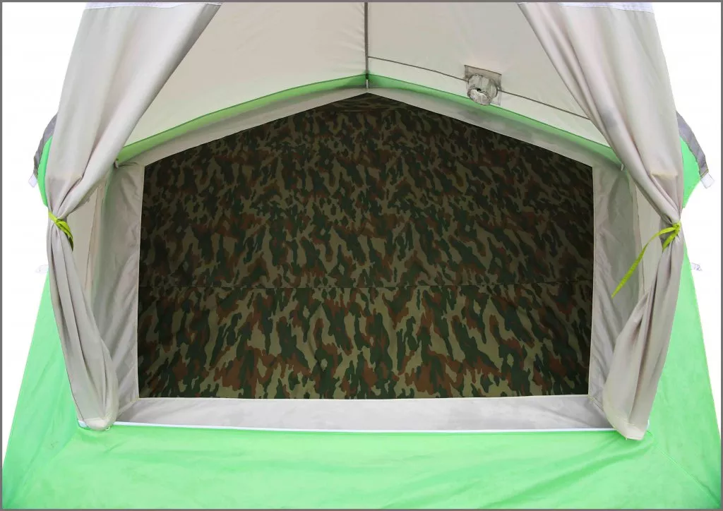 утепленный пол в палатке ЛОТОС 3 (крепление снаружи)