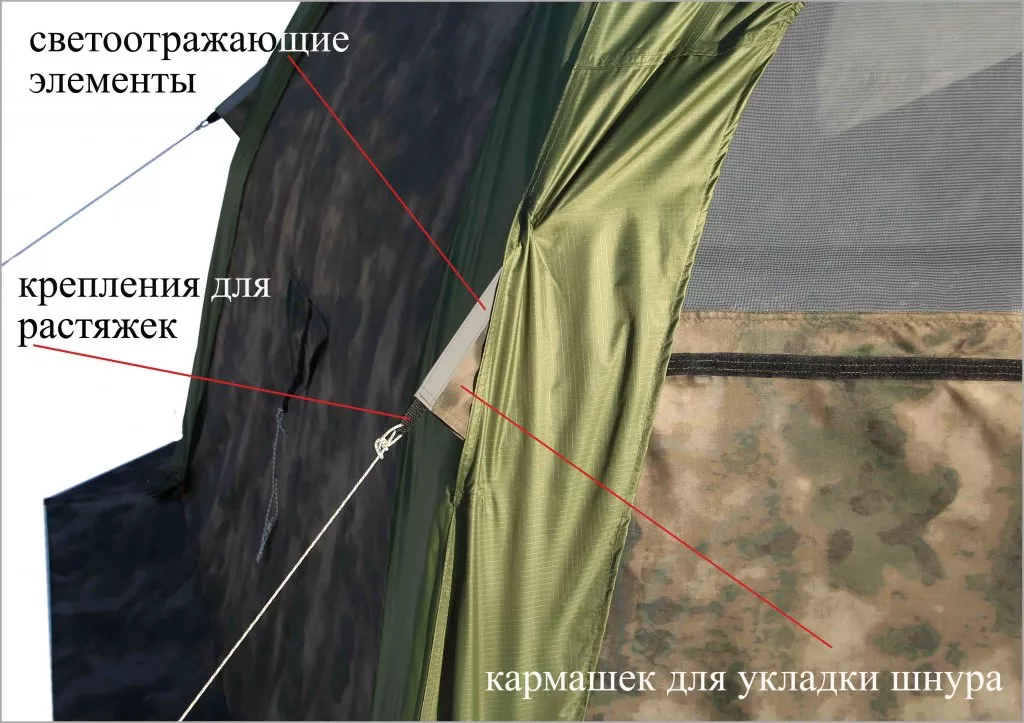 Универсальная модульная палатка ЛОТОС 5 Универсал (кмф) 