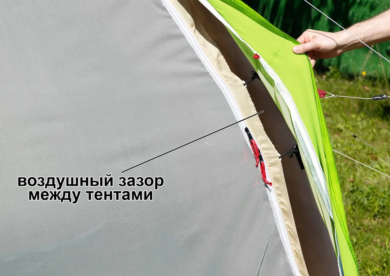 Универсальная палатка Лотос 5У - внутренний тент Универсальная палатка Лотос 5У - внутренний тент