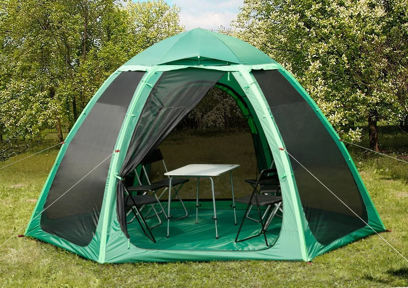 Летняя палатка-шатер Лотос 5 Опен Эйр_15