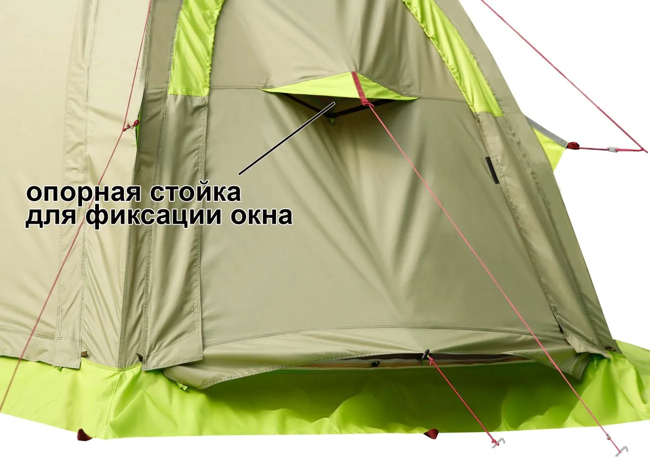 Универсальная палатка Лотос 5У - Вентиляционная система Универсальная палатка Лотос 5У - Вентиляционная система